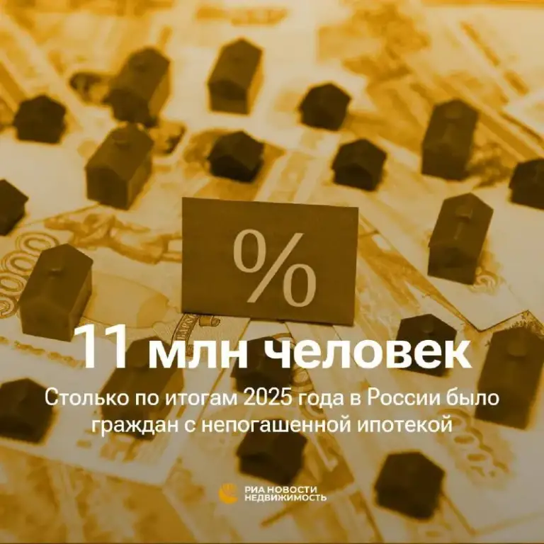 Количество россиян, у которых есть непогашенная ипотека, по итогам 2025 года впервые достигло 11 млн человек, рассказал риа новости директор по риск-менеджменту методологии и дата-аналитике объединённого кредитного бюро (окб) николай филиппов.
Он отметил, что сформированный рынком ипотечный портфель находится «на рекордно высоком уровне» и на конец 2025 года составил ₽23,15 трлн.
Такой рост ипотечного портфеля произошёл благодаря программам льготного кредитования на покупку жилья, действующим в течение последних пяти-семи лет и вышедшим на пик выдач в середине 2023-2024 годов, пояснил эксперт.
При этом на протяжении всего 2025 года уровень просроченной задолженности 30-90 дней в портфеле без дефолта в сегменте ипотеки был равен 0,4% и к концу года составил ₽82,49 млрд.
🏡Подписаться на @nedvijlnr - фотография - 1